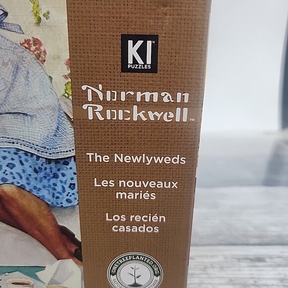 1000 Pieces Norman Rockwell THE NEWLYWEDS Jigsaw Puzzle [85] - Picture 4 of 14